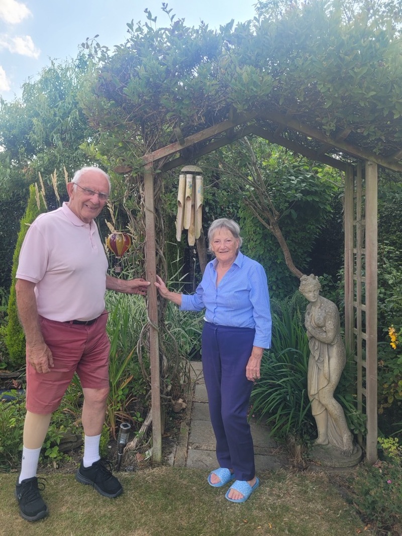 Other image for Barnsley’s best garden: How garden has become couple’s happy place